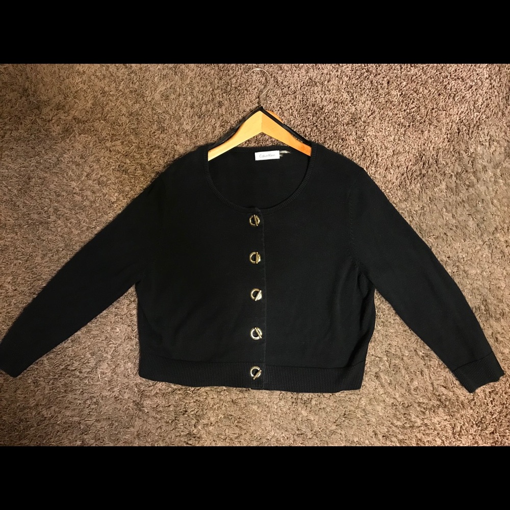 Black/gold Calvin Klein sweater